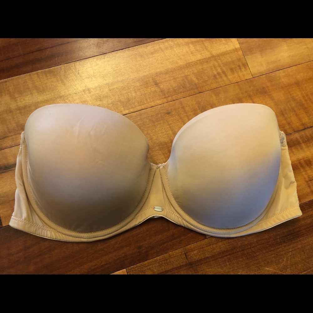 Calvin Klein nude strapless bra